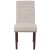 Flash Furniture BT-P-BGE-FAB-GG Hercules Beige Fabric Parsons Chair with Rolled Back, Accent Nail Trim and Walnut Finish addl-8
