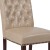 Flash Furniture BT-P-BG-LEA-GG Hercules Beige LeatherSoft Parsons Chair with Rolled Back, Accent Nail Trim and Walnut Finish addl-11