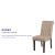 Flash Furniture BT-P-BG-LEA-GG Hercules Beige LeatherSoft Parsons Chair with Rolled Back, Accent Nail Trim and Walnut Finish addl-3