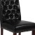 Flash Furniture BT-P-BK-LEA-GG Hercules Black LeatherSoft Parsons Chair with Rolled Back, Accent Nail Trim and Walnut Finish addl-6