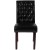 Flash Furniture BT-P-BK-LEA-GG Hercules Black LeatherSoft Parsons Chair with Rolled Back, Accent Nail Trim and Walnut Finish addl-8