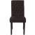 Flash Furniture BT-P-BRN-FAB-GG Hercules Brown Fabric Parsons Chair with Rolled Back, Accent Nail Trim and Walnut Finish addl-8