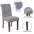 Flash Furniture BT-P-LTGY-FAB-GG Hercules Light Gray Fabric Parsons Chair with Rolled Back, Accent Nail Trim and Walnut Finish addl-3