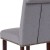 Flash Furniture BT-P-LTGY-FAB-GG Hercules Light Gray Fabric Parsons Chair with Rolled Back, Accent Nail Trim and Walnut Finish addl-9