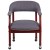 Flash Furniture B-Z100-GY-GG Gray Fabric Luxurious Conference Chair with Accent Nail Trim and Casters addl-9