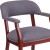 Flash Furniture B-Z105-GY-GG Diamond Gray Fabric Luxurious Conference Chair with Accent Nail Trim addl-10