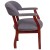 Flash Furniture B-Z105-GY-GG Diamond Gray Fabric Luxurious Conference Chair with Accent Nail Trim addl-8