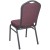 Flash Furniture CBMW-202 Advantage Premium Burgundy-Patterned Crown Back Banquet Chair - Silver Vein addl-1