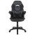 Flash Furniture CH-00095-BK-GG X10 Black LeatherSoft Gaming / Racing Office Chair with Flip-up Arms addl-10
