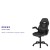 Flash Furniture CH-00095-BK-GG X10 Black LeatherSoft Gaming / Racing Office Chair with Flip-up Arms addl-4