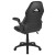 Flash Furniture CH-00095-BK-GG X10 Black LeatherSoft Gaming / Racing Office Chair with Flip-up Arms addl-7