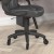 Flash Furniture CH-00095-BK-RLB-GG X10 Black LeatherSoft Gaming / Racing Office Chair with Flip-up Arms and Transparent Roller Wheels addl-6