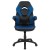 Flash Furniture CH-00095-BL-GG X10 Blue/Black LeatherSoft Gaming / Racing Office Ergonomic Swivel Chair with Flip-up Arms addl-10