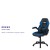 Flash Furniture CH-00095-BL-GG X10 Blue/Black LeatherSoft Gaming / Racing Office Ergonomic Swivel Chair with Flip-up Arms addl-4