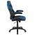 Flash Furniture CH-00095-BL-GG X10 Blue/Black LeatherSoft Gaming / Racing Office Ergonomic Swivel Chair with Flip-up Arms addl-9