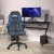 Flash Furniture CH-00095-BL-RLB-GG X10 Black LeatherSoft Gaming / Racing Office Chair with Flip-Up Arms addl-1