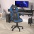Flash Furniture CH-00095-BL-RLB-GG X10 Black LeatherSoft Gaming / Racing Office Chair with Flip-Up Arms addl-5
