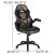 Flash Furniture CH-00095-CAM-GG X10 Camouflage/Black LeatherSoft Gaming / Racing Office Ergonomic Swivel Chair with Flip-up Arms addl-6