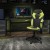 Flash Furniture CH-00095-GN-GG X10 Neon Green/Black LeatherSoft Gaming / Racing Office Swivel Chair with Flip-up Arms addl-1