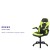 Flash Furniture CH-00095-GN-GG X10 Neon Green/Black LeatherSoft Gaming / Racing Office Swivel Chair with Flip-up Arms addl-4