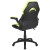 Flash Furniture CH-00095-GN-GG X10 Neon Green/Black LeatherSoft Gaming / Racing Office Swivel Chair with Flip-up Arms addl-7