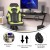 Flash Furniture CH-00095-GN-RLB-GG X10 Neon Green/Black LeatherSoft Gaming / Racing Computer Chair with Flip-up Arms and Transparent Roller Wheels addl-3