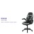 Flash Furniture CH-00095-GY-GG X10 Gray/Black LeatherSoft Gaming / Racing Office Swivel Chair with Flip-up Arms addl-4