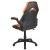 Flash Furniture CH-00095-OR-GG X10 Orange/Black LeatherSoft Gaming / Racing Office Swivel Chair with Flip-up Arms addl-7