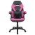 Flash Furniture CH-00095-PK-GG X10 Pink/Black LeatherSoft Gaming / Racing Office Swivel Chair with Flip-up Arms addl-10