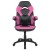 Flash Furniture CH-00095-PK-GG X10 Pink/Black LeatherSoft Gaming / Racing Office Swivel Chair with Flip-up Arms addl-10