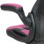 Flash Furniture CH-00095-PK-GG X10 Pink/Black LeatherSoft Gaming / Racing Office Swivel Chair with Flip-up Arms addl-13