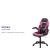 Flash Furniture CH-00095-PK-GG X10 Pink/Black LeatherSoft Gaming / Racing Office Swivel Chair with Flip-up Arms addl-4