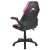Flash Furniture CH-00095-PK-GG X10 Pink/Black LeatherSoft Gaming / Racing Office Swivel Chair with Flip-up Arms addl-7