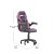 Flash Furniture CH-00095-PK-RLB-GG X10 Pink/Black LeatherSoft Gaming / Racing Office Chair with Flip-up Arms and Transparent Roller Wheels addl-4