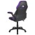 Flash Furniture CH-00095-PR-GG X10 Purple/Black LeatherSoft Gaming / Racing Office Swivel Chair with Flip-up Arms addl-6