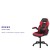 Flash Furniture CH-00095-RED-GG X10 Red/Black LeatherSoft Gaming / Racing Office Swivel Chair with Flip-up Arms addl-4