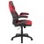 Flash Furniture CH-00095-RED-GG X10 Red/Black LeatherSoft Gaming / Racing Office Swivel Chair with Flip-up Arms addl-9
