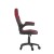 Flash Furniture CH-00095-RED-RLB-GG X10 Red/Black LeatherSoft Gaming / Racing Office Chair with Flip-up Arms and Transparent Roller Wheels addl-7