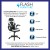 Flash Furniture CH-00095-WH-GG X10 White/Black LeatherSoft Gaming / Racing Office Swivel Chair with Flip-up Arms addl-3