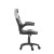 Flash Furniture CH-00095-WH-RLB-GG X10 White/Black LeatherSoft Gaming / Racing Office Chair with Flip-up Arms and Transparent Roller Wheels addl-7