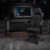 Flash Furniture CH-00288-BK-GG X40 Black/Gray Gaming / Racing Computer Chair with Fully Reclining Back/Arms, Footrest addl-1