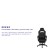 Flash Furniture CH-00288-BK-GG X40 Black/Gray Gaming / Racing Computer Chair with Fully Reclining Back/Arms, Footrest addl-3