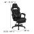 Flash Furniture CH-00288-BK-GG X40 Black/Gray Gaming / Racing Computer Chair with Fully Reclining Back/Arms, Footrest addl-5