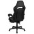 Flash Furniture CH-00288-BK-GG X40 Black/Gray Gaming / Racing Computer Chair with Fully Reclining Back/Arms, Footrest addl-7