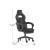 Flash Furniture CH-00288-BK-RLB-GG X40 Black/Gray Gaming / Racing Computer Chair with Fully Reclining Back/Arms, Footrest, Transparent Roller Wheels addl-4