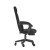 Flash Furniture CH-00288-BK-RLB-GG X40 Black/Gray Gaming / Racing Computer Chair with Fully Reclining Back/Arms, Footrest, Transparent Roller Wheels addl-7