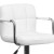 Flash Furniture CH-102029-WH-GG Contemporary White Quilted Vinyl Adjustable Height Barstool with Arms and Chrome Base addl-10