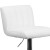 Flash Furniture CH-112010-WH-GG Contemporary White Vinyl Adjustable Height Barstool with Vertical Stitch Back/Seat and Chrome Base addl-10