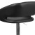 Flash Furniture CH-122070-BK-GG Contemporary Black Vinyl Rounded Mid-Back Adjustable Height Barstool with Chrome Base addl-10