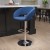 Flash Furniture CH-122070-BLFAB-GG Contemporary Blue Fabric Rounded Mid-Back Adjustable Height Barstool with Chrome Base addl-1
